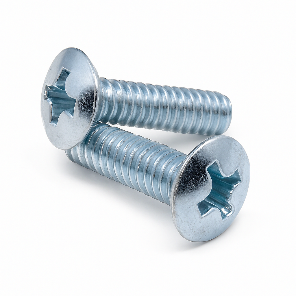 M5-0.8 X 20MM PHIL OVAL M/S ZINC
